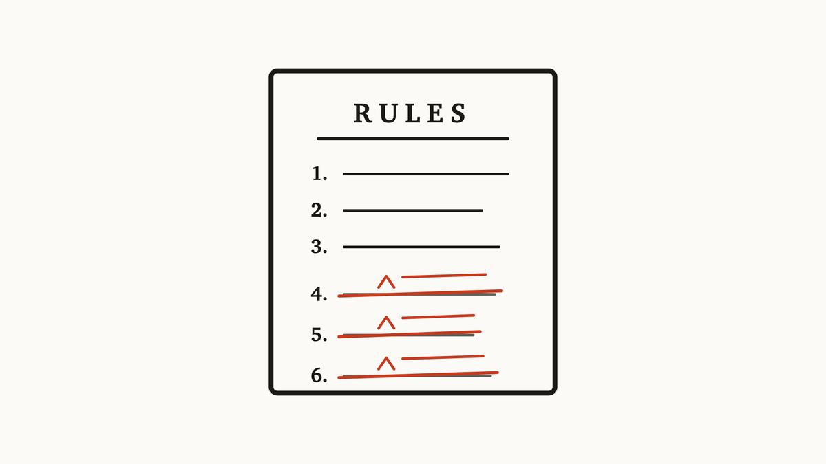 When the Rules Change